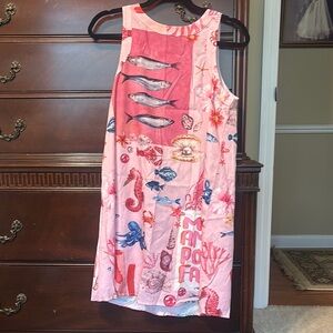 SHEIN Pink Sea Life Print Dress